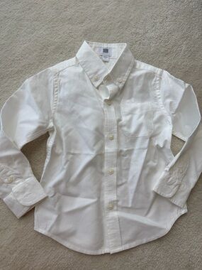 Janie and Jack Kids Boy White Button-Down Special Occasion Dress Shirt
